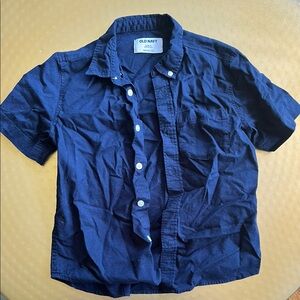 Old Navy Blue Casual Button Down Shirt
